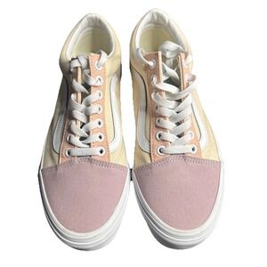 VANS FU OLD SKOOL Sneakers Pastel Block Multi/True White New Size 7 1/2